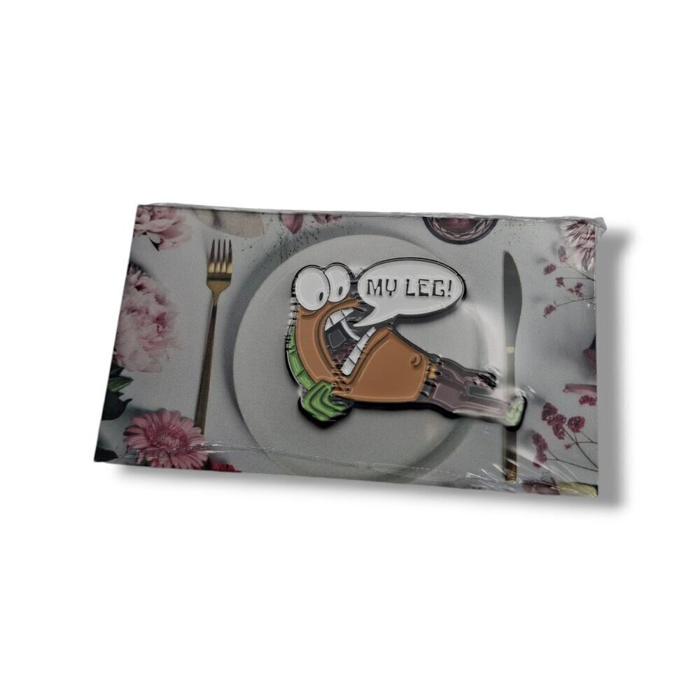 Spongebob SquarePants Fred "MY LEG" Pin/Brooch - Picture 5 of 7